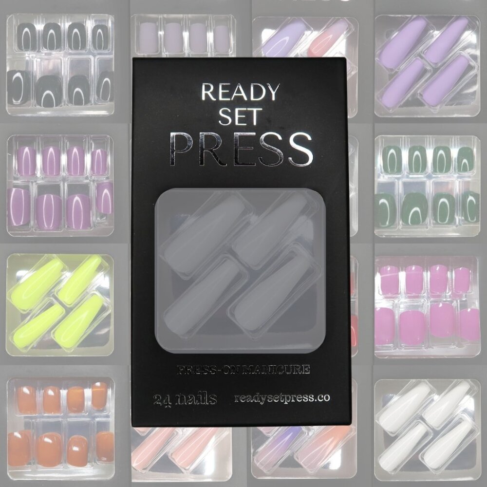 Press On-Nails 1 Set - Ready Set Press